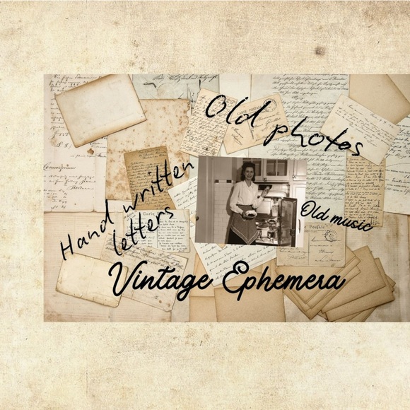 vTG Other - Ephemera vintage 10 piece mystery pack original vintage pieces